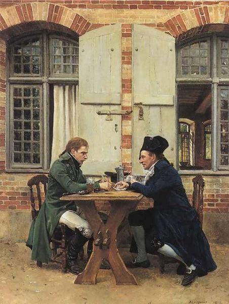 Jean-Louis-Ernest Meissonier The Card Players